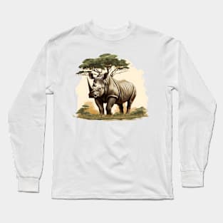 Rhino Love Long Sleeve T-Shirt